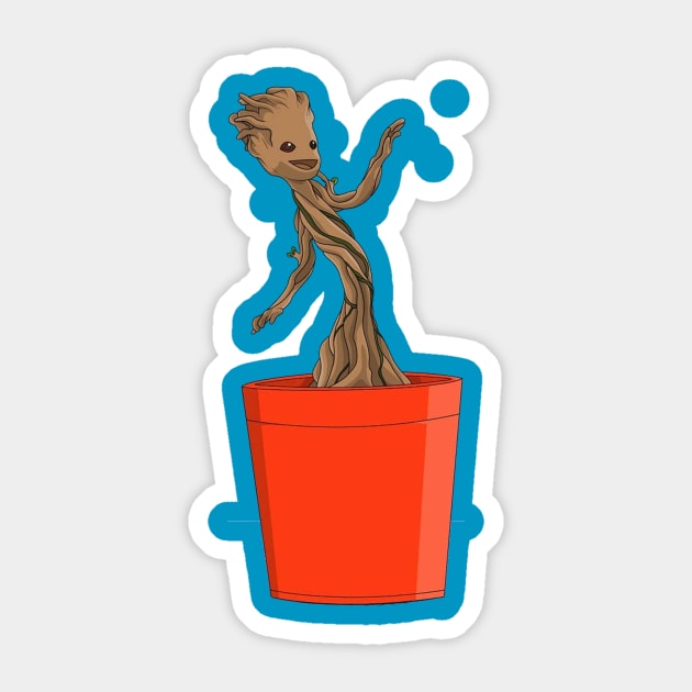 baby groot Sticker by dubcarnage